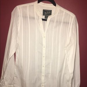 Woolrich Long Collarless Blouse